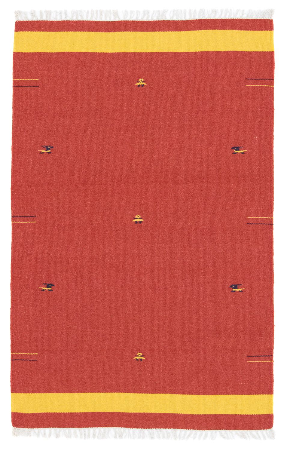 Kelim-tæppe - Trendy - 180 x 120 cm - rød