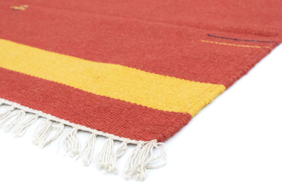 Kelim-tæppe - Trendy - 180 x 120 cm - rød