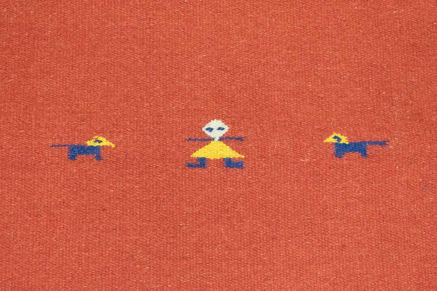 Kelim-tæppe - Trendy - 180 x 120 cm - rød