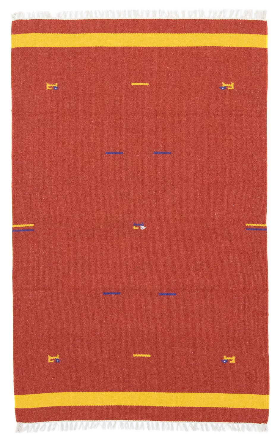 Kelim-tæppe - Trendy - 180 x 120 cm - rød