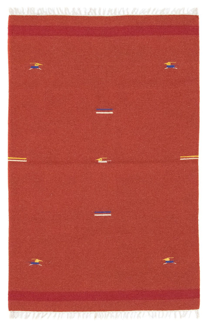 Kelim-tæppe - Trendy - 180 x 120 cm - rød