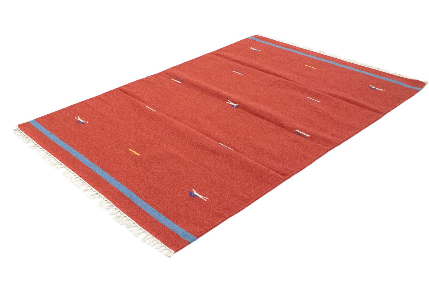 Moderne kilim Tæppe 180x120cm - Uldtæppe