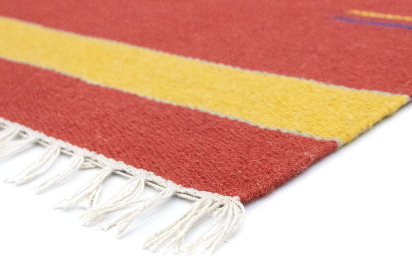 Moderne kilim Tæppe 180x120cm - Uldtæppe