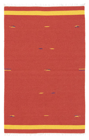 Kelim-tæppe - Trendy - 180 x 120 cm - rød