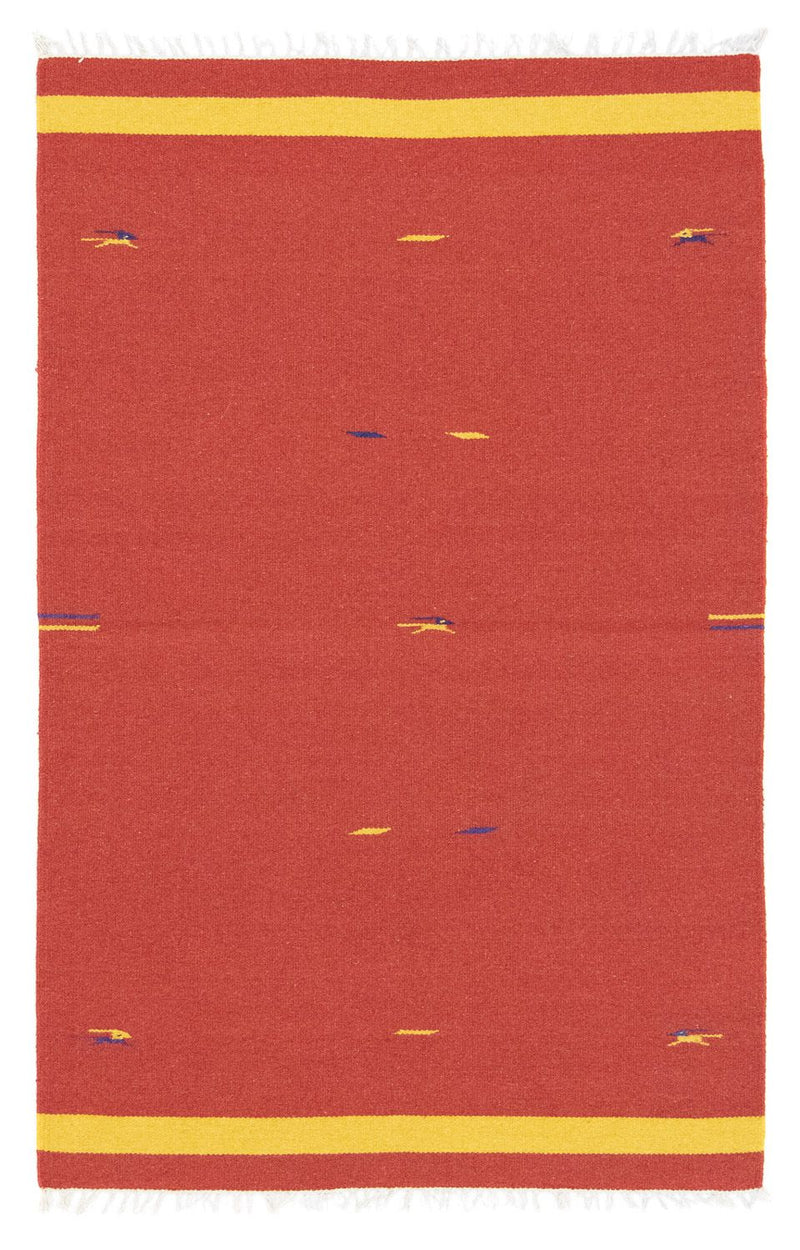 Kelim-tæppe - Trendy - 180 x 120 cm - rød
