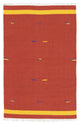 Moderne kilim Tæppe 180x120cm - Uldtæppe