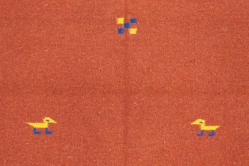 Kelim-tæppe - Trendy - 180 x 120 cm - rød