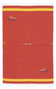 Moderne kilim Tæppe 180x120cm - Uldtæppe