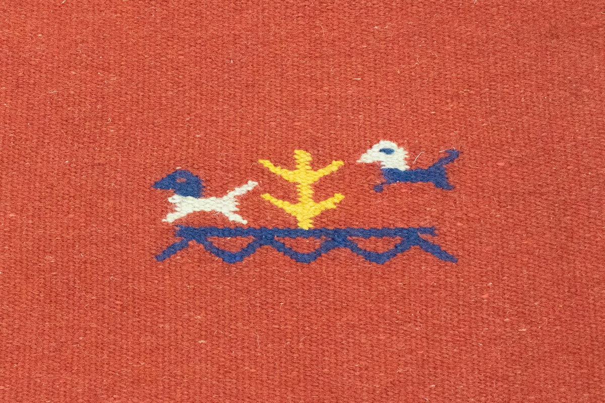 Kelim-tæppe - Trendy - 180 x 120 cm - rød