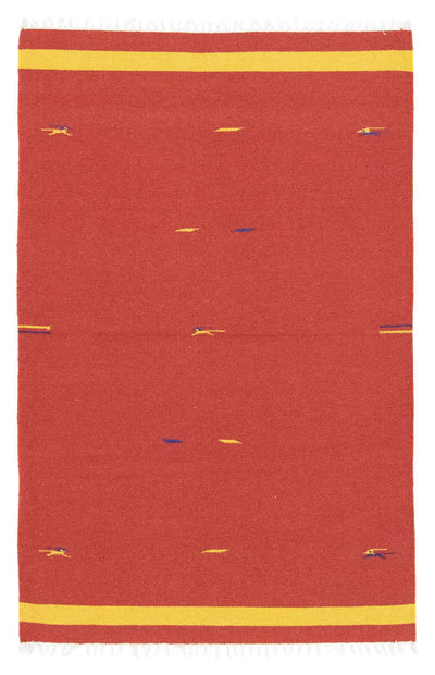 Moderne kilim Tæppe 120x180cm - Uldtæppe
