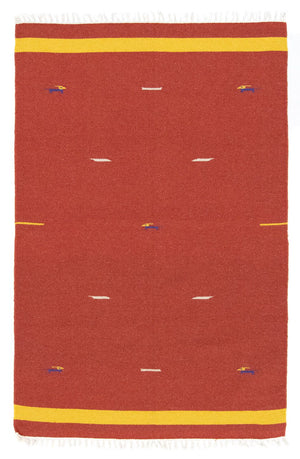 Kelim-tæppe - Trendy - 180 x 120 cm - rød