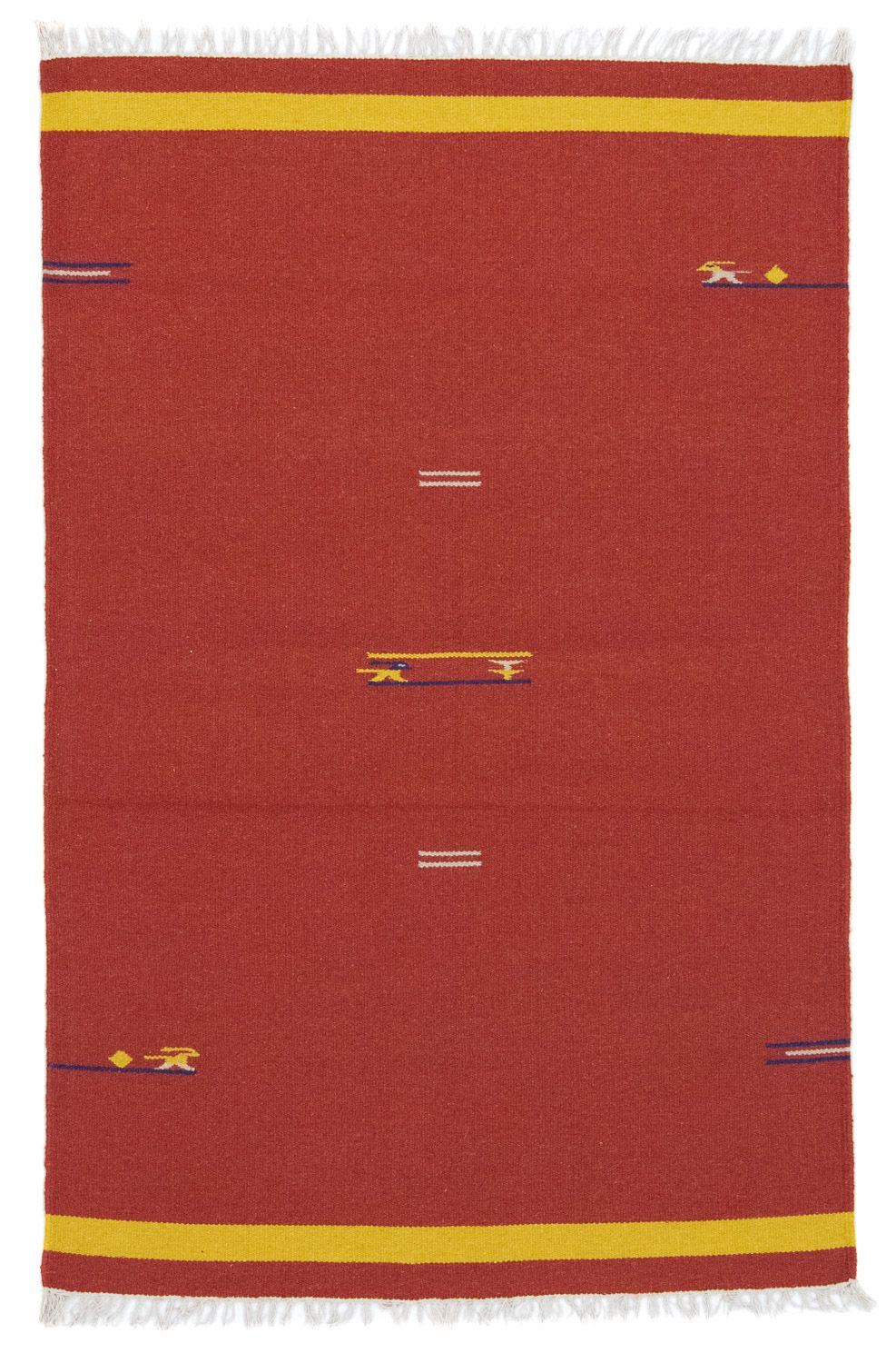 Kelim-tæppe - Trendy - 180 x 120 cm - rød