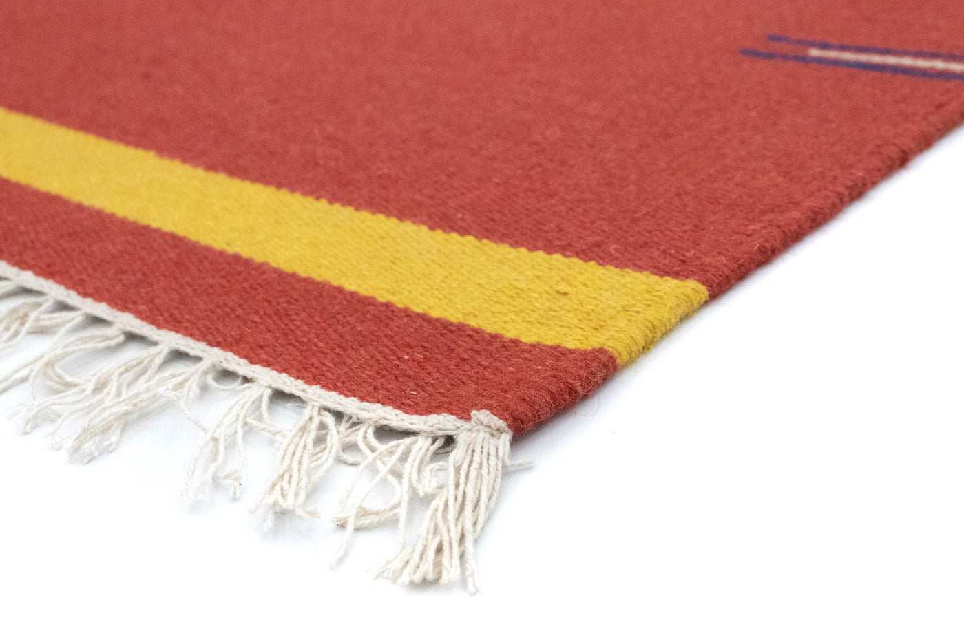 Moderne kilim Tæppe 180x120cm - Uldtæppe