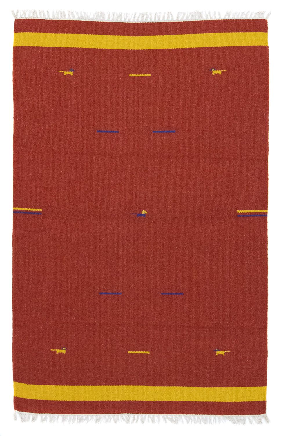 Kelim-tæppe - Trendy - 180 x 120 cm - rød