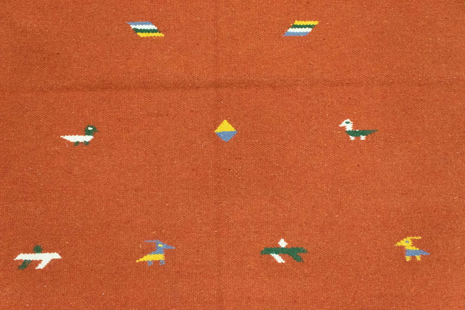 Kelim-tæppe - Trendy - 180 x 120 cm - orange