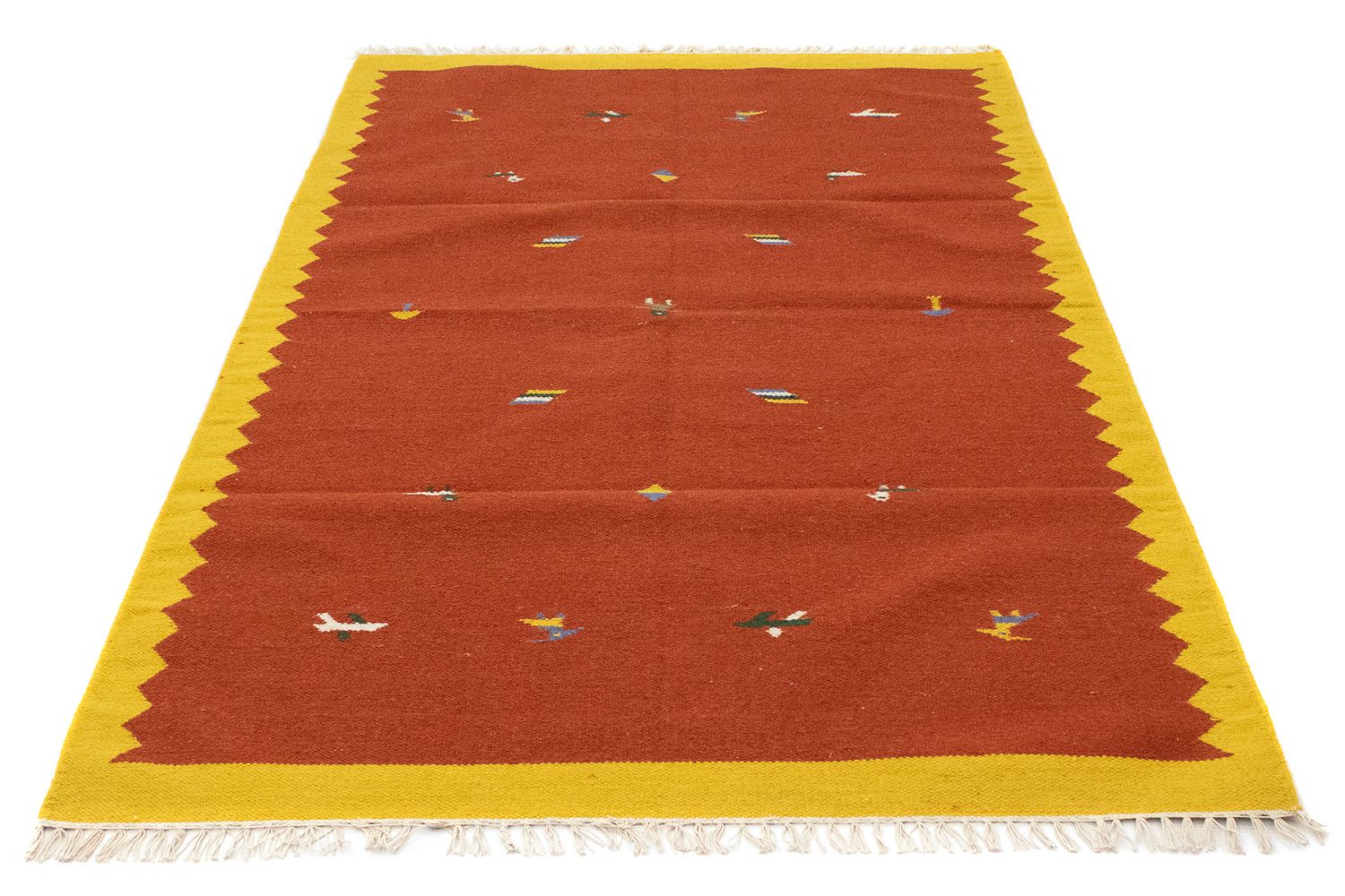 Kelim-tæppe - Trendy - 180 x 120 cm - orange
