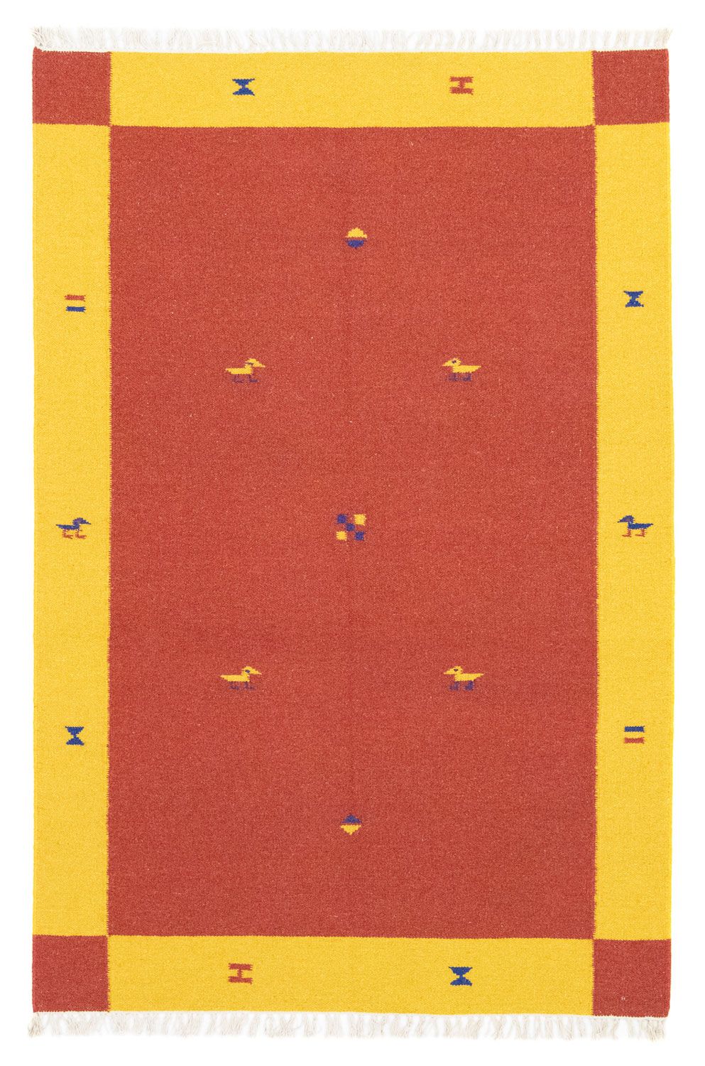 Kelim-tæppe - Trendy - 180 x 120 cm - orange