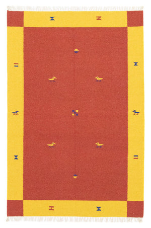 Kelim-tæppe - Trendy - 180 x 120 cm - orange