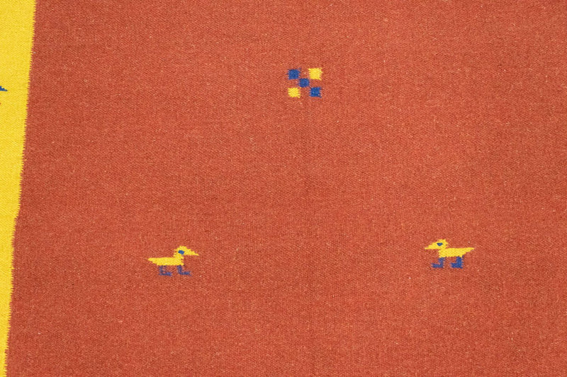 Kelim-tæppe - Trendy - 180 x 120 cm - orange