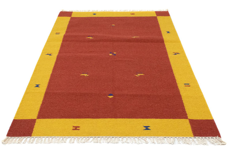 Kelim-tæppe - Trendy - 180 x 120 cm - orange