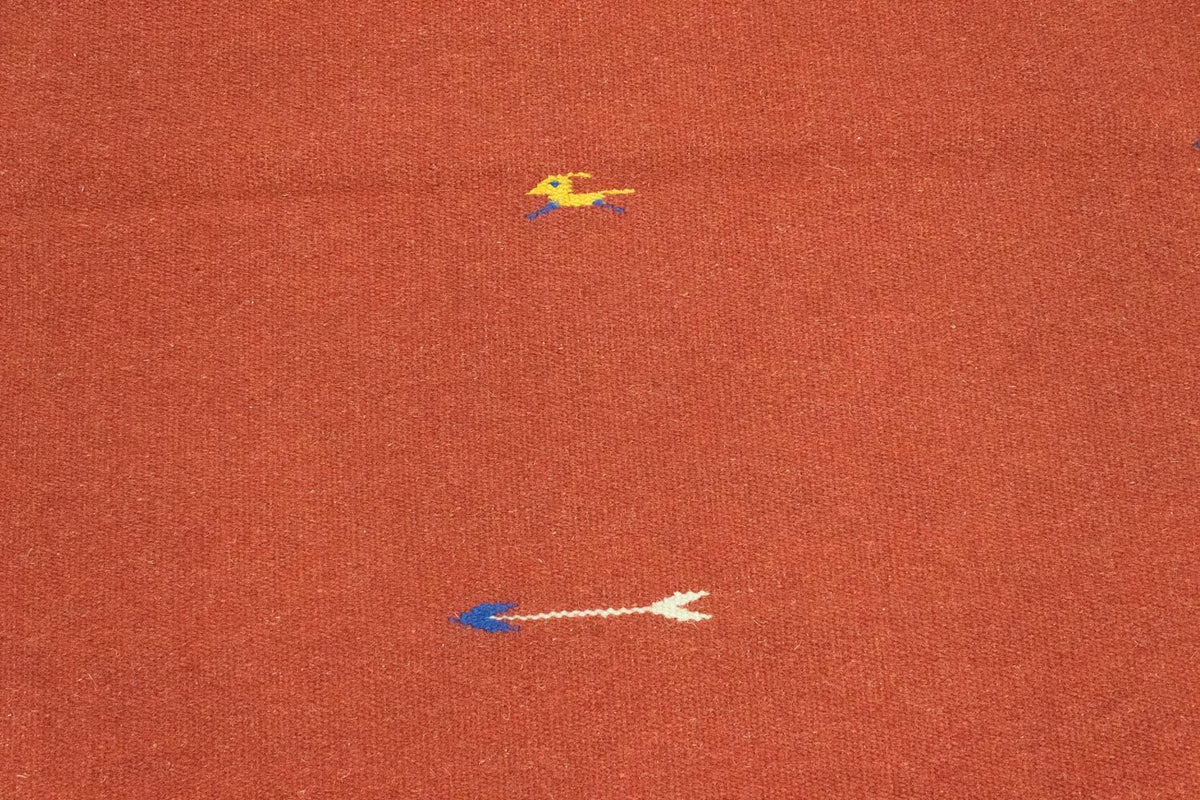 Kelim-tæppe - Trendy - 180 x 120 cm - rød