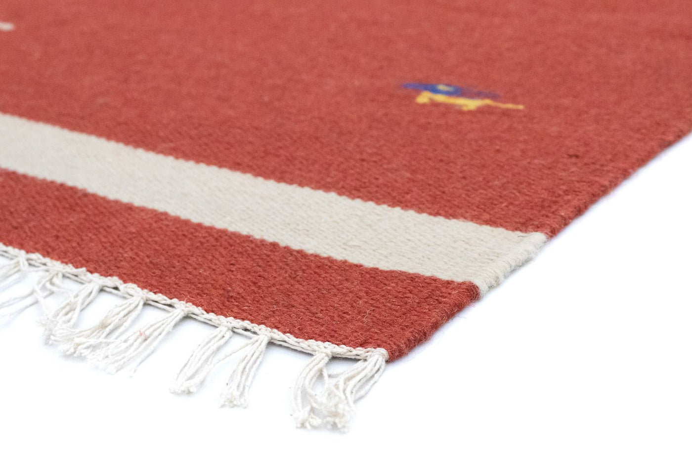 Moderne kilim Tæppe 180x120cm - Uldtæppe