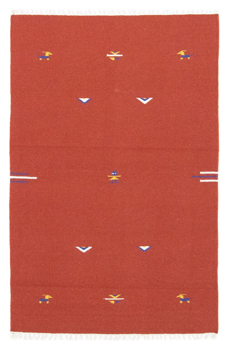 Kelim-tæppe - Trendy - 180 x 120 cm - rød