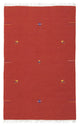 Moderne kilim Tæppe 180x120cm - Uldtæppe