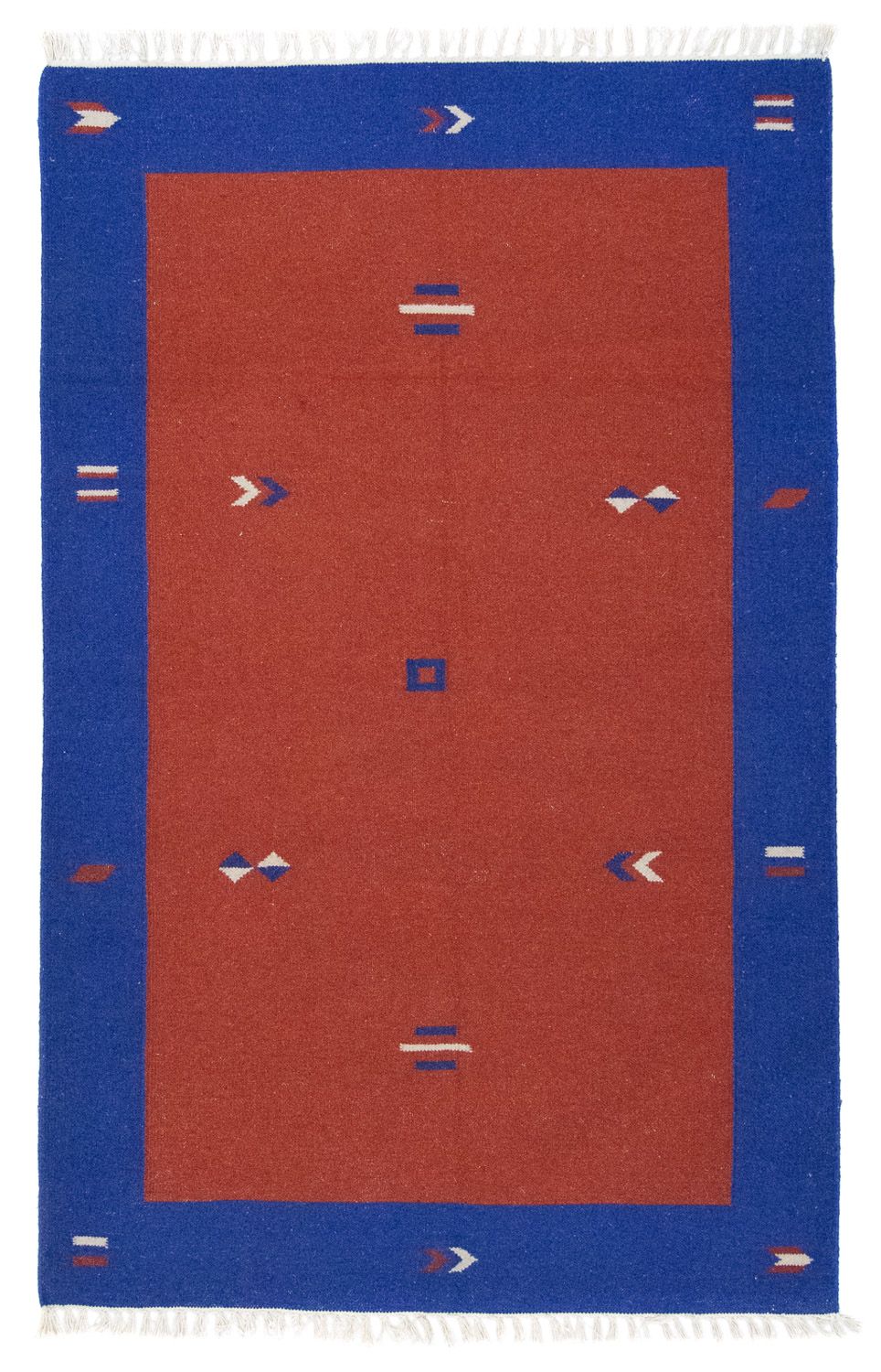 Kelim-tæppe - Trendy - 180 x 120 cm - rød