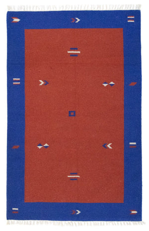 Kelim-tæppe - Trendy - 180 x 120 cm - rød