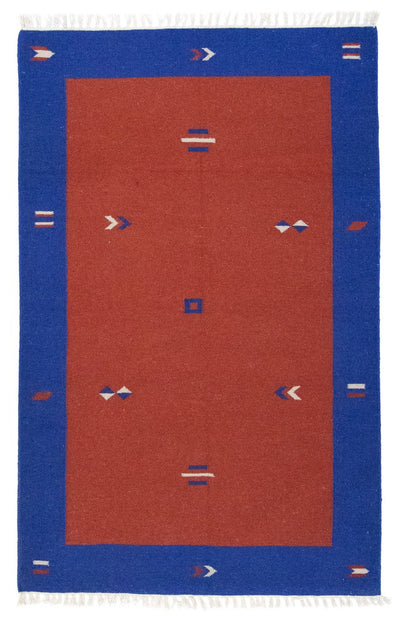 Moderne kilim Tæppe 120x180cm - Uldtæppe