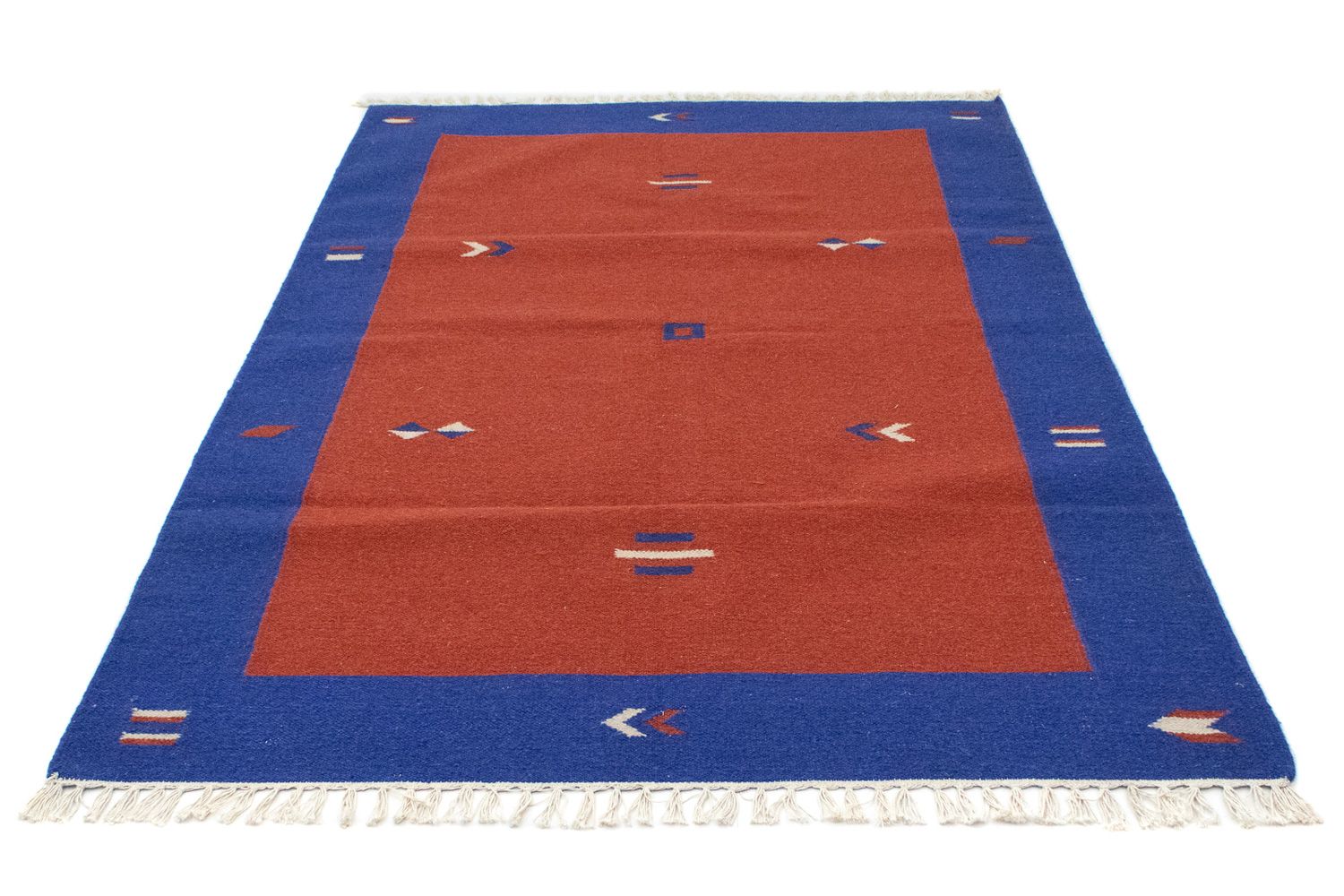 Kelim-tæppe - Trendy - 180 x 120 cm - rød