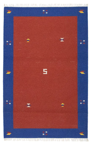 Kelim-tæppe - Trendy - 180 x 120 cm - rød