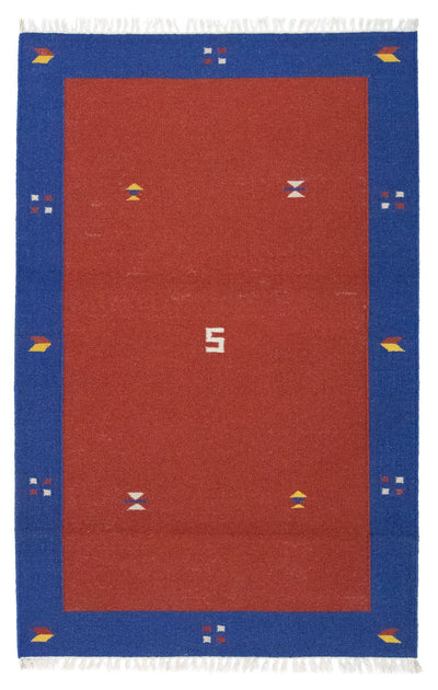 Moderne kilim Tæppe 120x180cm - Uldtæppe