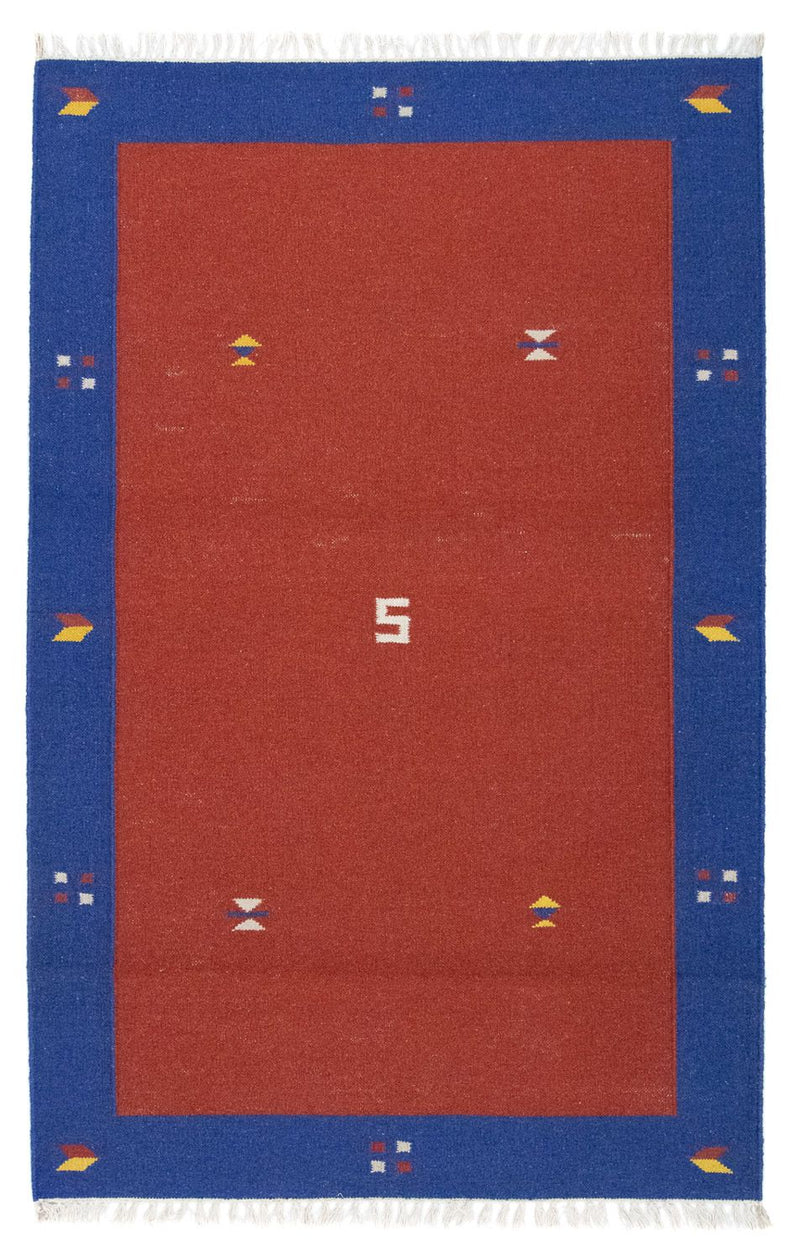 Kelim-tæppe - Trendy - 180 x 120 cm - rød