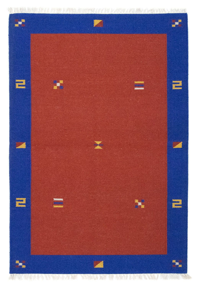 Kelim-tæppe - Trendy - 180 x 120 cm - rød