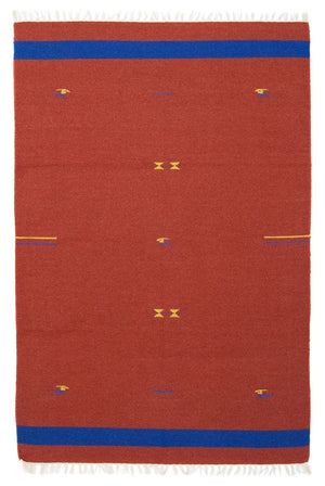 Kelim-tæppe - Trendy - 180 x 120 cm - rød