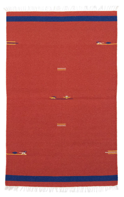 Moderne kilim Tæppe 120x180cm - Uldtæppe