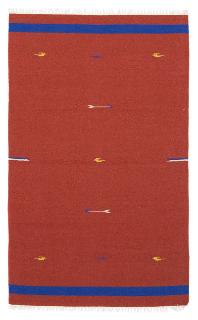 Moderne kilim Tæppe 120x180cm - Uldtæppe