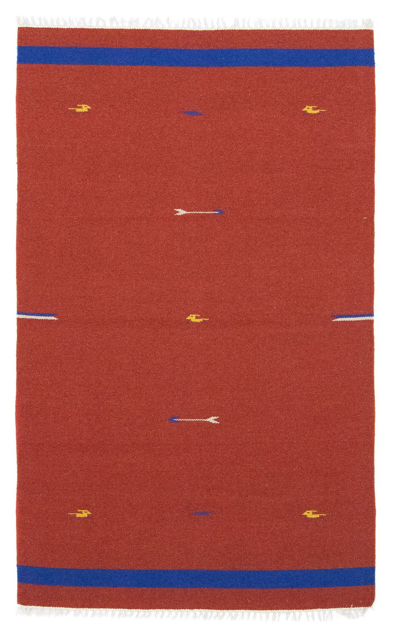 Kelim-tæppe - Trendy - 180 x 120 cm - rød