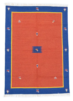 Kelim-tæppe - Trendy - 200 x 140 cm - orange