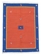 Moderne kilim Tæppe 200x140cm - Uldtæppe