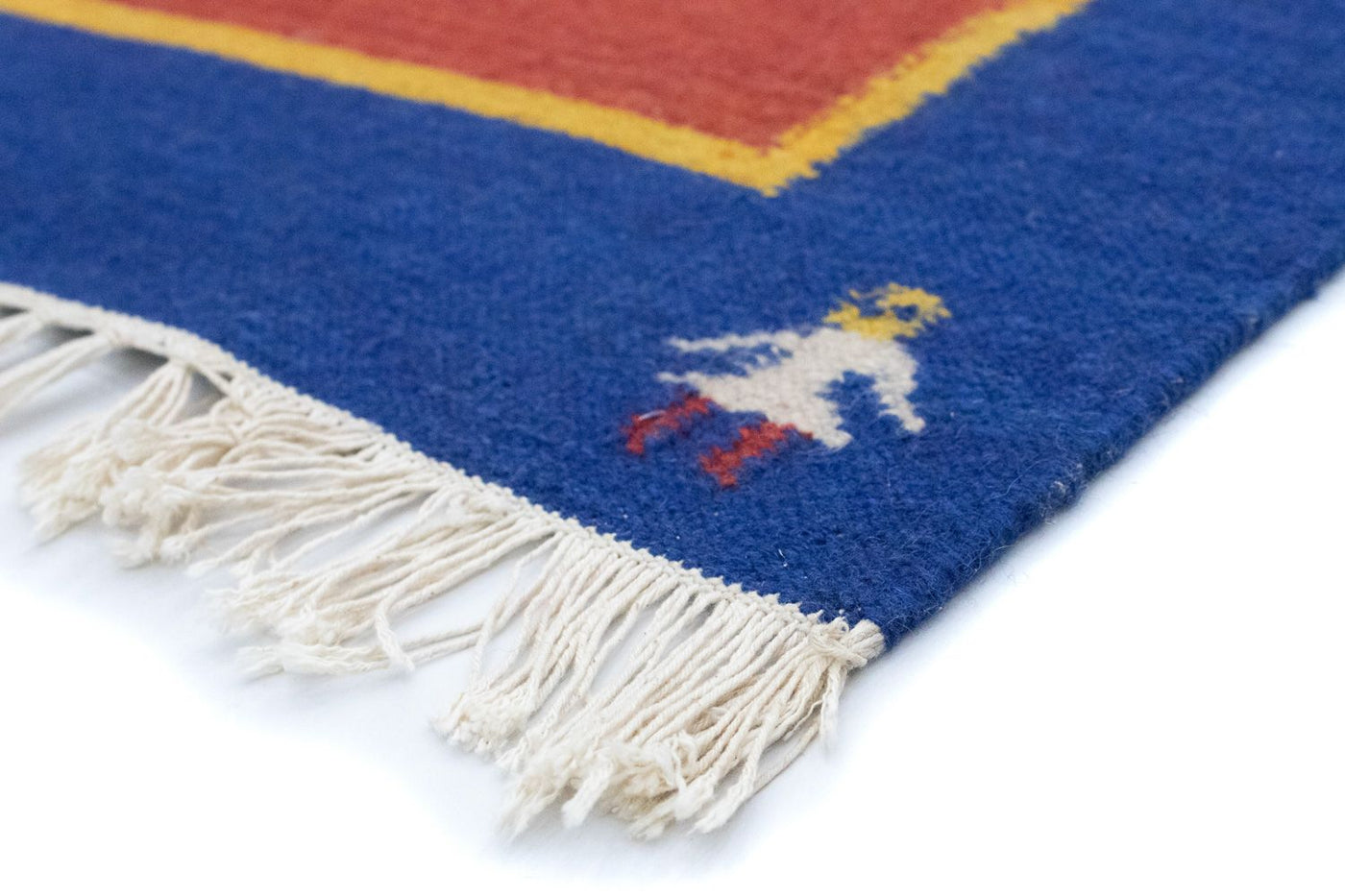Moderne kilim Tæppe 200x140cm - Uldtæppe