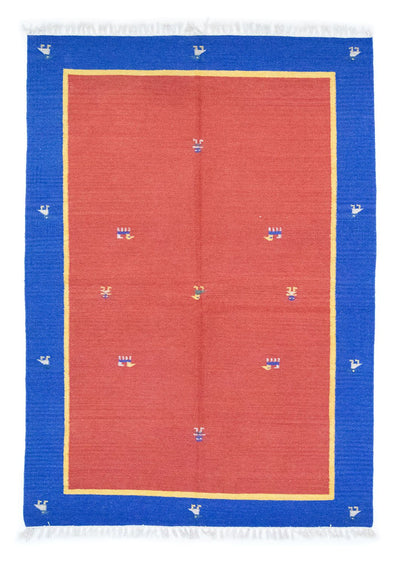 Moderne kilim Tæppe 140x200cm - Uldtæppe