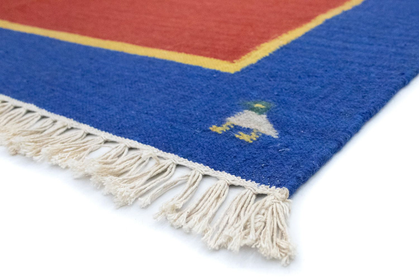 Moderne kilim Tæppe 200x140cm - Uldtæppe