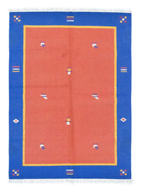 Kelim-tæppe - Trendy - 200 x 140 cm - orange