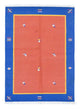 Moderne kilim Tæppe 200x140cm - Uldtæppe