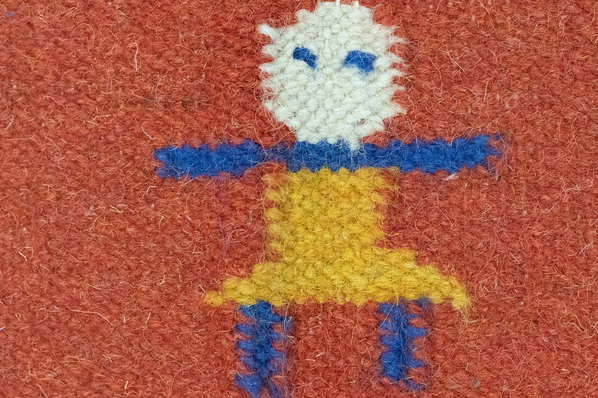 Kelim-tæppe - Trendy - 200 x 140 cm - orange