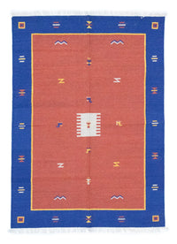 Kelim-tæppe - Trendy - 200 x 140 cm - rød