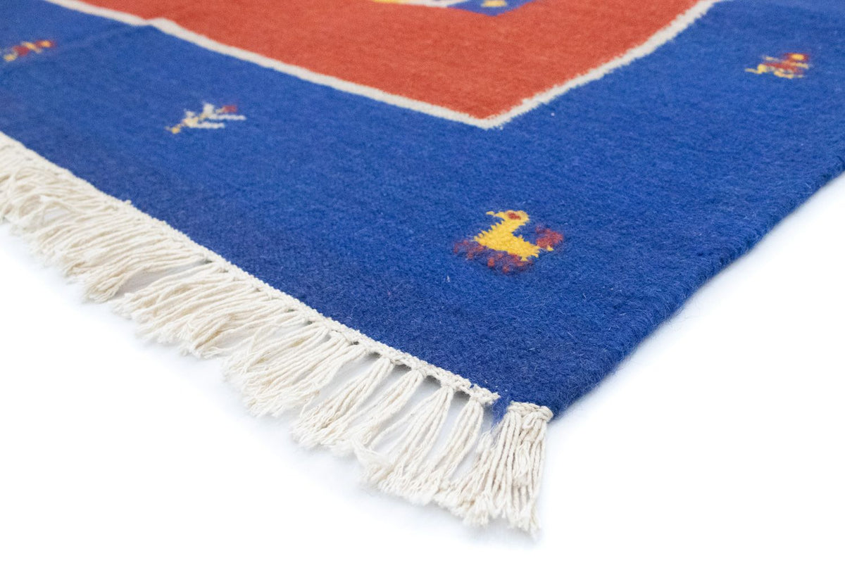 Kelim-tæppe - Trendy - 200 x 140 cm - rød